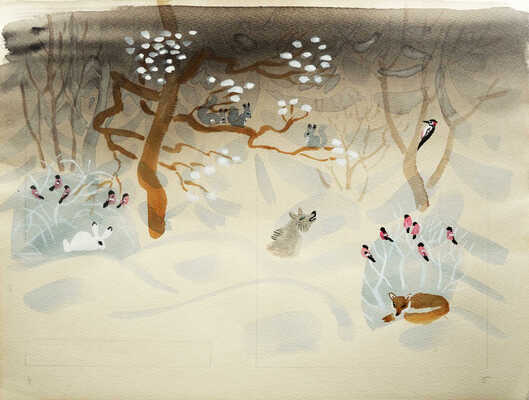 Митурич-Хлебников Май Петрович. Иллюстрация к детской книге 